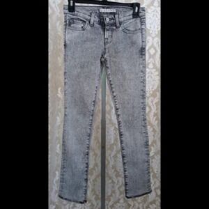 J Brand The pencil leg gray washed denim jeans size 24 xray street wear 90s Y2K